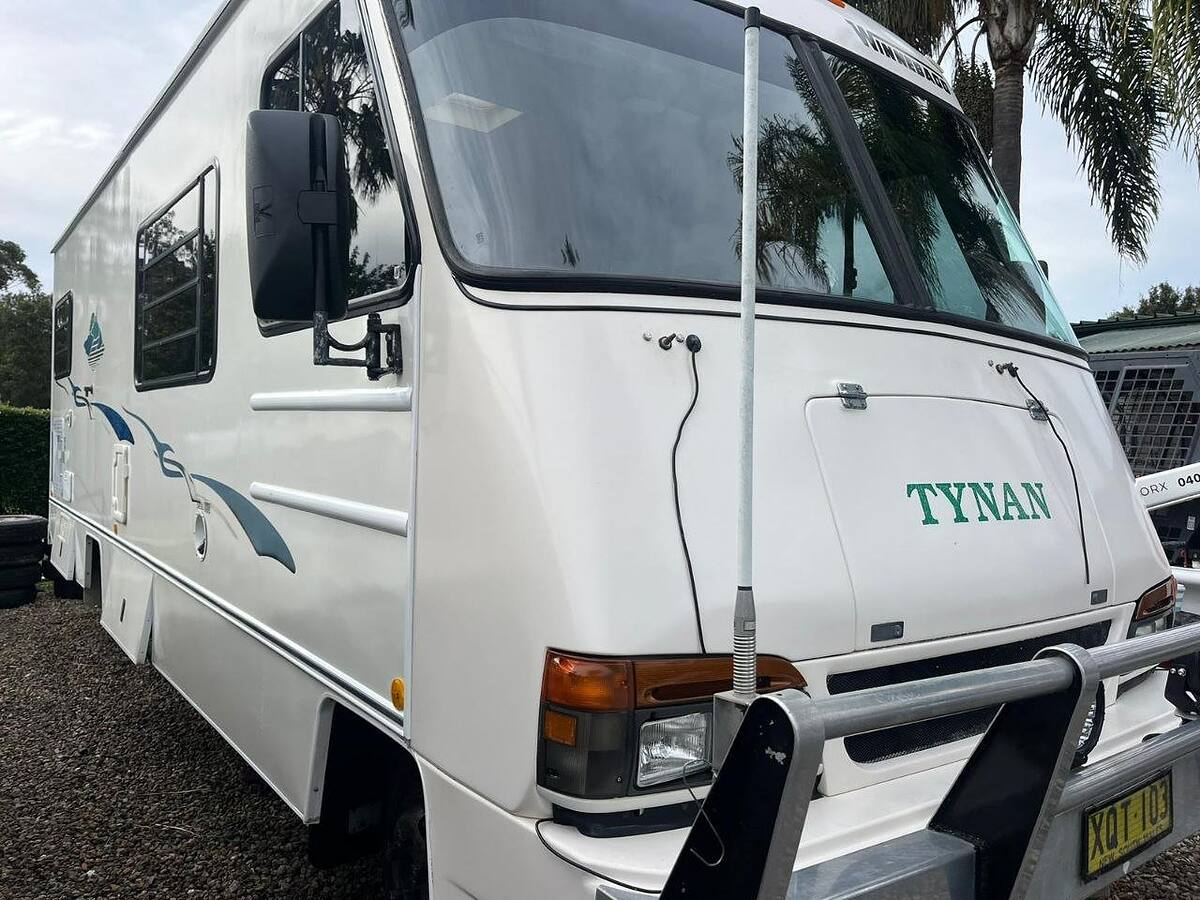Tynan motorhome washed and polished on a mobile detail